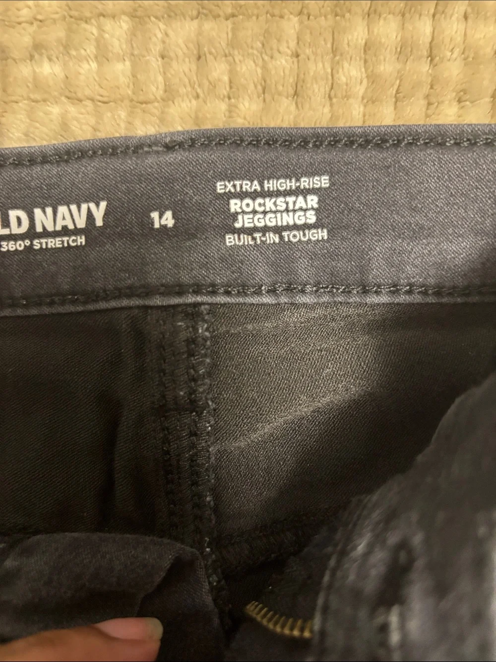 Old Navy Light Blue & Black Kids Skinny Jeans Duo